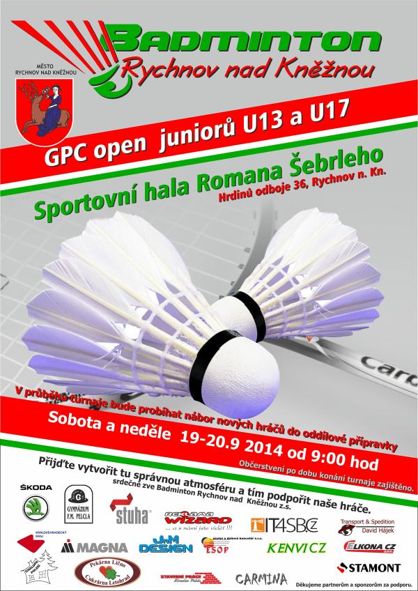 GPC Open juniorů U13 a U17